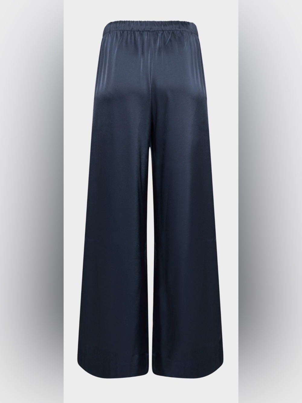 Aritzia Navy Wide-Leg Drawstring Trousers - Picture 2 of 6
